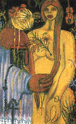 Valente Malangatana, Nude with Flowers